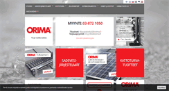 Desktop Screenshot of orima.fi